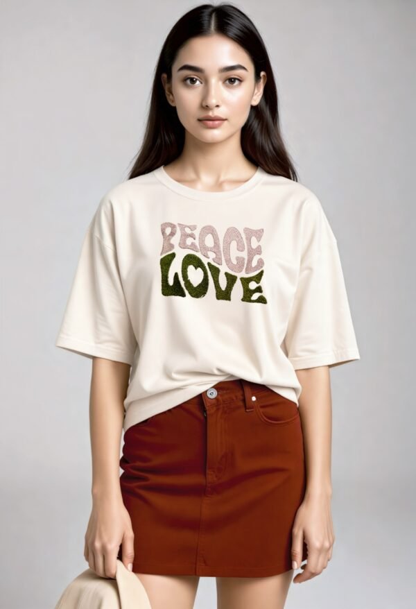 PEACE / LOVE Embroidery